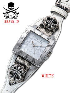 VOLTAGE BRAVE 4 /���H���e�[�W �u���C�u4�@WHITE VO-008SIV-01W�@�@�r���v WATCH �E�H�b�`