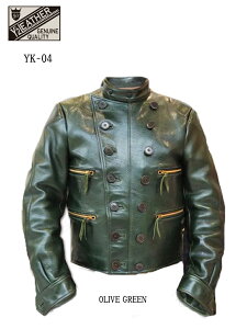 Y'2 leather Cc[U[ IC bNX z[X W[}X^C _uuXg ArG[^[ WPbg nv@{FOil Wax Horse German Style Double Breasted Aviator Jacket Y@made in japan YK-04