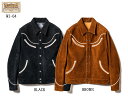 Y'2 LEATHER ワイツーレザー ステアー　スエード サドルホース　ウエスタンシャツ　ジャケット　： STEER SUEDE & SADDLE HORSE WESTERN SHIRT JACKET　WJ-04