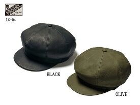 【送料無料】Y'2 LEATHER LEATHER CASQUTTE DEER ワイツーレザー　鹿革　キャスケット　帽子「LC-04」