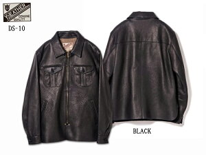 Y'2 leather DEER SKIN SHIRTS JACKET ���C�c�[���U�[ ���v�@�V���c�W���P�b�g DS-10 BLACK