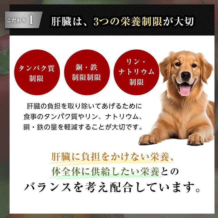 楽天市場】【肝臓】和漢みらいのドッグフード 特別療法食（1kg×1袋）＋ 