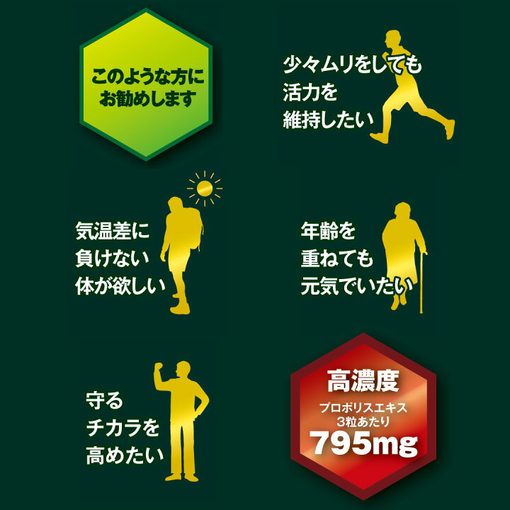 楽天市場】【送料無料】 プロポリス 打錠 ソフトカプセル 中京 