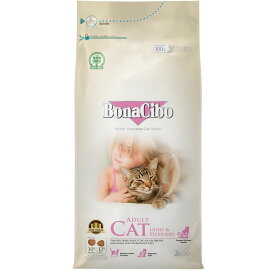 【成猫用・低カロリーキャットフード】ボナシーボ/BonaCibo チキン・アンチョビ＆ライス 2kg