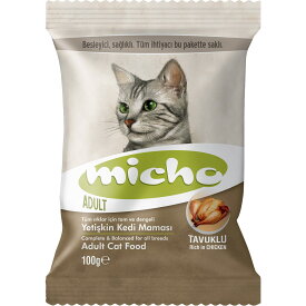 【成猫用ドライフード】ミーチョ/MICHO チキン 100g(ボナシーボシリーズ姉妹品)