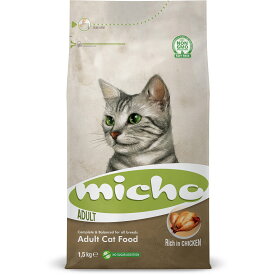 【P5倍&5%OFFクーポン★6/4(木)20時〜6/4(木)1:59】【成猫用ドライフード】ミーチョ/MICHO チキン 1.5kg(ボナシーボシリーズ姉妹品)