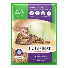 【猫用トイレ猫砂】Cat’s Best　キャッツベスト・スマートペレット　5L (木製 トイレに流せる)