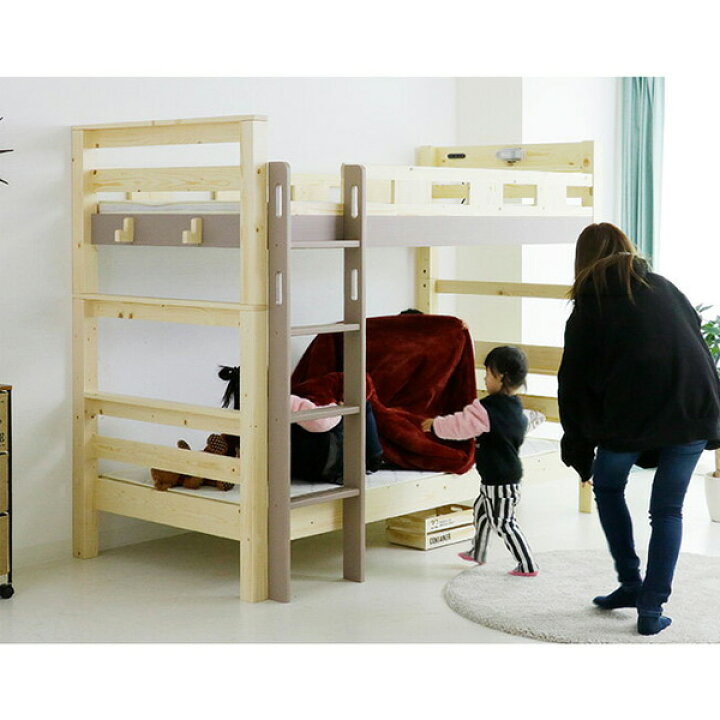 楽天市場 2段ベッド 二段ベッド 耐荷重900kg 頑丈 大人用 子供用 木製ベッド すのこ ベッド 天然木 コンパクト 二段 ベット おしゃれ スノコベッド 子供部屋 シングルベッド 業務用可 エコ塗装 送料無料 シンプル かわいい プレゼント Gkw Spp Ikikagu イキカグ
