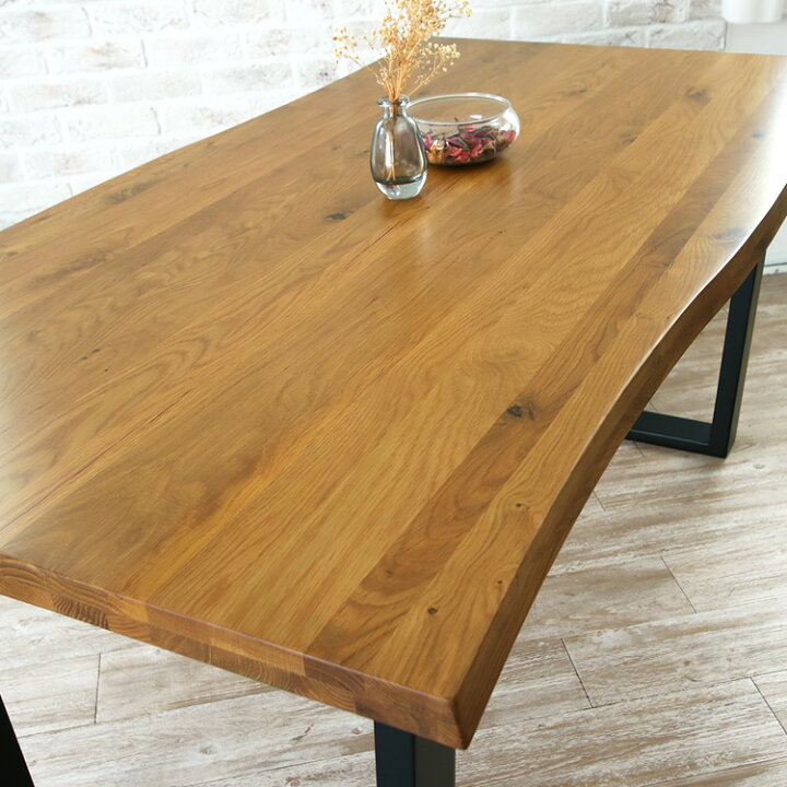 R529 天然木 ダイニングテーブル、6人用ダイニングテーブル、幅180cm Used