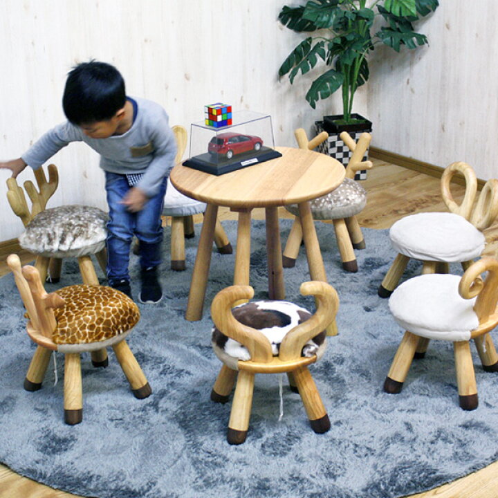 楽天市場】キッズテーブル 円形 丸 丸テーブル キッズ用 子供用 
