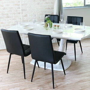 ダイニングテーブルセット ホワイト 白 鏡面 4人掛け 5点 おしゃれ モダン 幅160cm ブラック 黒 アイアン 脚 ダイニングセット 4人用 シンプル 高級感 エレガント モノトーン 人気 おすすめ gkw
