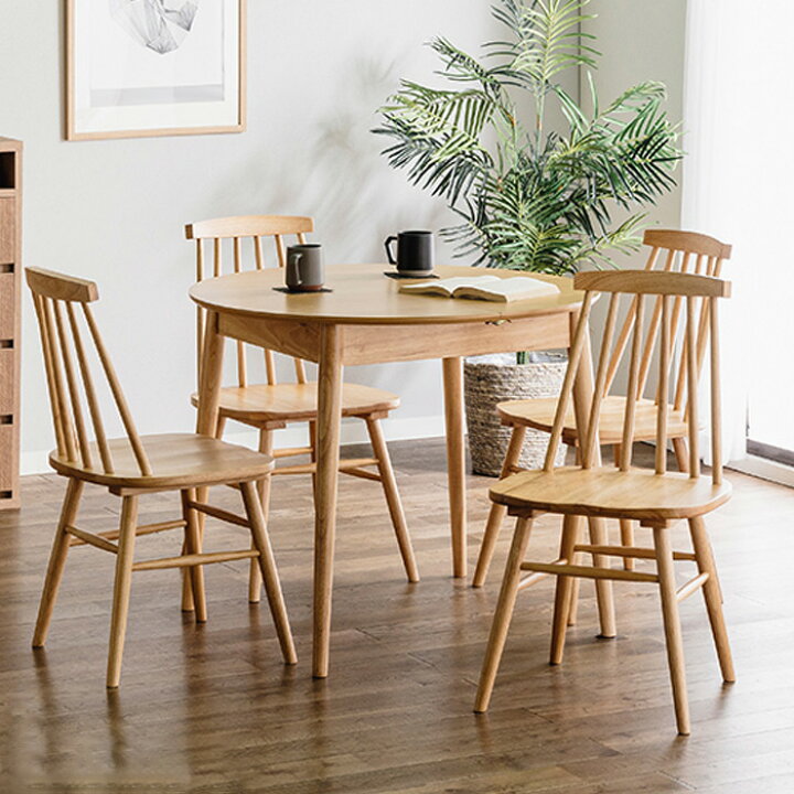 楽天市場】ダイニングテーブル 伸縮 丸 円形 90 120 単品 丸テーブル 