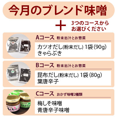ブレンド味噌バリューセット