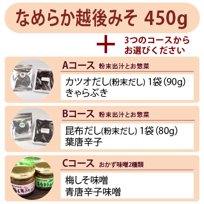 なめらか越後みそバリューセット