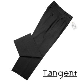 タンジェント Tangent ／ 【国内正規品】 ／ コットンハードツイストツイル1940’s英国軍グルカパンツ「Tan02」（BLACK／ブラック）／ オールシーズン メンズ ボトムス ミリタリーパンツ チノパン ワイドパンツ