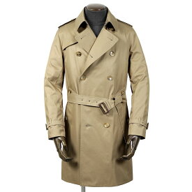 グレンフェル GRENFELL ／ 【国内正規品】 ／ グレンフェルクロストレンチコート「KENSINGTON 2」（BEIGE／ベージュ）／ ケンジントン イギリス 英国製 メンズ アウター ビジネス コットンギャバジン