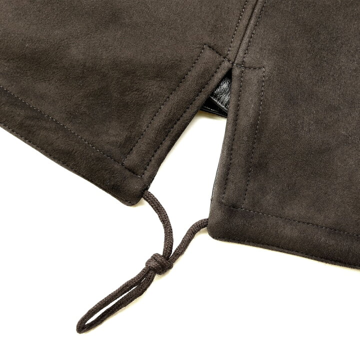 楽天市場】ルッフォ RUFFO ／ スエード加工ムートンモッズコート 