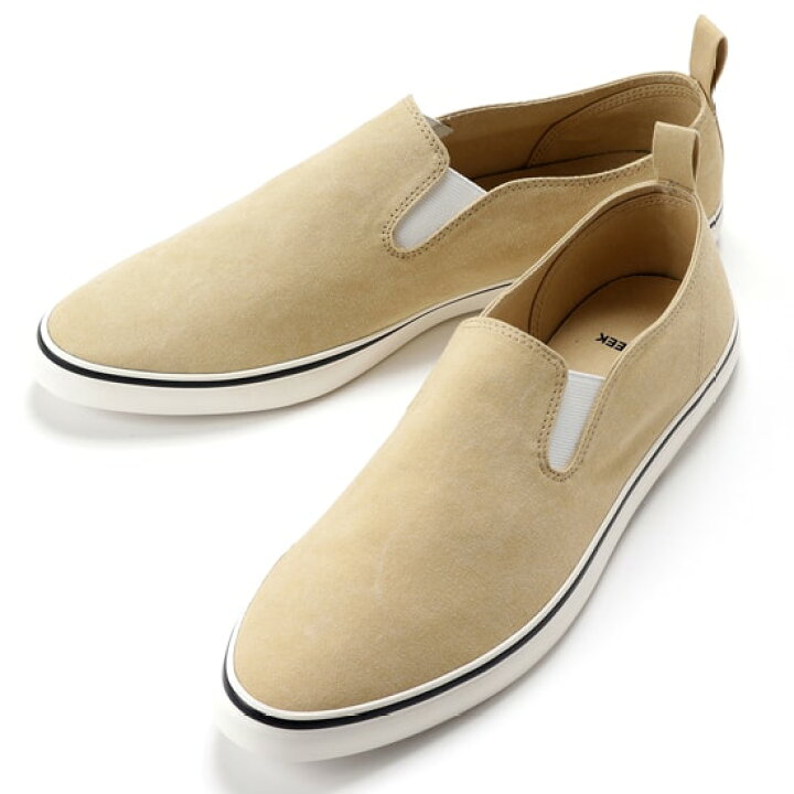 楽天市場 ザギーク The Geek 国内正規品 コットンキャンバススリッポンスニーカー Slipon Canvas Beige ベージュ メンズ スペイン 靴 シューズ ドレス カジュアル エスパドリーユ 粋な着こなし 楽天市場店