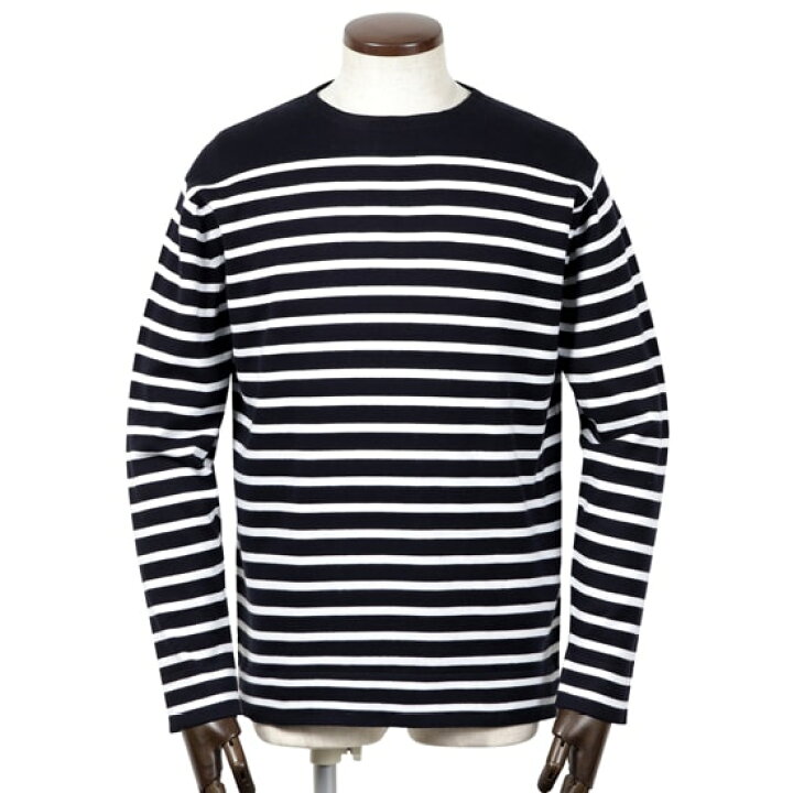 楽天市場 ポイント10倍 Sale ジョンスメドレー John Smedley シーアイランドコットン24ゲージボーダー長袖ボートネックニット Chelton ネイビー ホワイト チェルトン バスクシャツ ボーダーニット 長袖ニット 春夏 メンズ イギリス 粋な着こなし 楽天