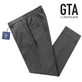 【スーパーSALE／返品・交換不可】ジーティーアー GTA ／ 【国内正規品】 ／ 23-24AW ウォッシャブルテクノジャージーシャーリングパンツ「DAVIDE」（ダークグレー）／ ダビデ ダヴィデ 3シーズン 秋冬春 メンズ イタリア ジャージーパンツ 無地