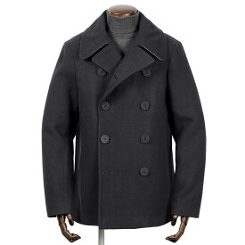 【SALE】アールアール RR ／ 23-24AW ウールポリエステルメルトンピーコート「PEACOAT」（ネイビー）【ハンガー便選択OK】／ リンペルメアビレ ロマーノリドルフィ 秋冬 メンズ イタリア アウター Pコート