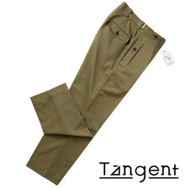 タンジェント Tangent ／ 【国内正規品】 ／ コットンハードツイストツイル1940’sフランス軍モーターサイクルオーバーパンツ「TAN04 CHARLES」（MILITARY GREEN／ミリタリーグリーン）／ オールシーズン メンズ ボトムス ミリタリーパンツ