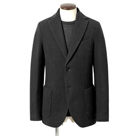 【スーパーSALE／返品・交換不可】チルコロ 1901 CIRCOLO 1901 ／ 【国内正規品】 ／ 24-25AW ウールカシミヤダイアゴナル2Bジャケット「CN4606」（NERO／ブラック）【ハンガー便選択OK】／ 秋冬 メンズ イタリア ジャージージャケット オンオフ兼用 無地