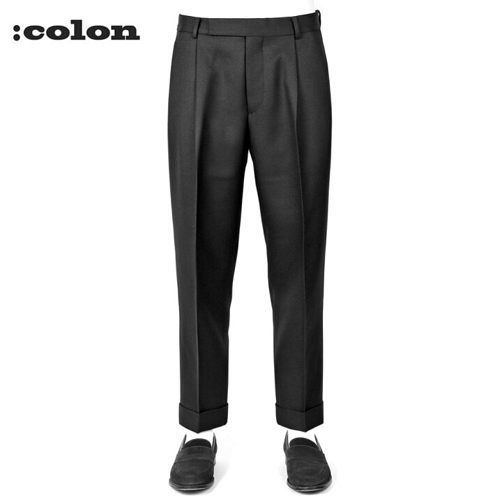 colon CPT-1 2out-Pleats スラックス ストレッチチノ 3 - メルカリ 