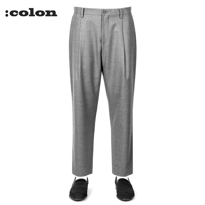 イタリア製 ライトグレー ウールパンツ jil sander ライトグレー  