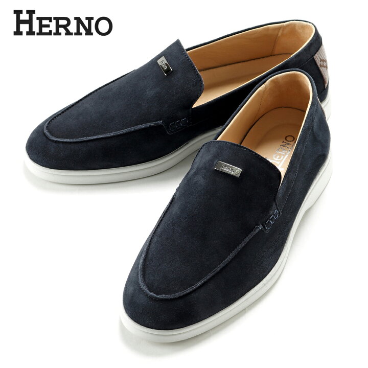 楽天市場】ヘルノ HERNO ／ 【国内正規品】 ／ カーフスエードモカシン 