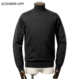 アレッサンドロルッピ Alessandro Luppi ／ 25-26AW ZEGNA BARUFFAキャッシュウールハイゲージタートルネックニット「1224」（NERO／ブラック）／ 秋冬 メンズ イタリア セーター ウォッシャブルウール ゼニアバルッファ