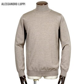 アレッサンドロルッピ Alessandro Luppi ／ 25-26AW ZEGNA BARUFFAキャッシュウールハイゲージタートルネックニット「1224」（BEIGE／ベージュ）【ラッピング対応】／ 秋冬 メンズ イタリア セーター ウォッシャブルウール ゼニアバルッファ