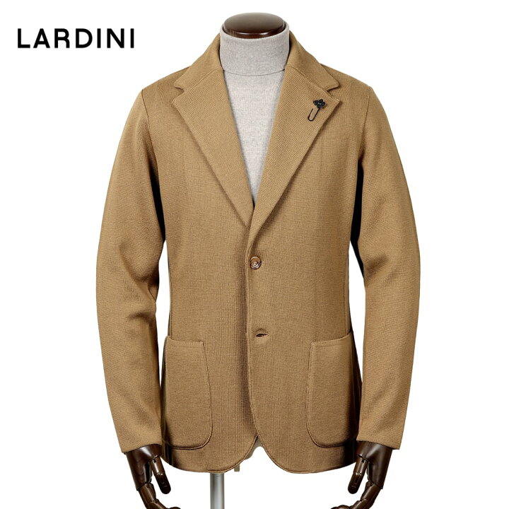 楽天市場】【SALE／返品・交換不可】ラルディーニ LARDINI ／【国内正規品】／ 25-26AW ウールミラノリブ2Bニットジャケット「CNCJLJM56」（キャメル）／  秋冬 メンズ イタリア ビジネス ニットアウター 無地 : 粋な着こなし 楽天市場店 6120 現行タグ★ラルディーニ ニットジャケット ミラノリブ L