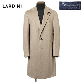 【ポイント10倍】【SALE／返品・交換不可】ラルディーニ LARDINI ／【国内正規品】／ 25-26AW Loro Pianaウールメルトンビーバー3Bチェスターコート「23636Q」（グレージュ）【ハンガー便選択OK】／ ロロピアーナ CAPOLAVORO秋冬 メンズ イタリア シングルチェスター