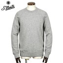 サンモリッツ S.Moritz ／ 25-26AW Super120’sウールカシミヤ12ゲージスウェット型クルーネックニット「GC1MLR2A WC12R」（ライトグレー）【ラッピング対応】／ フィリッポデローレンティス 秋冬 メンズ イタリア ラグランスリーブ