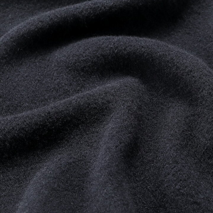 GRENFELL／グレンフェル ベロア切替 チェスターコート ブラック （楽天 