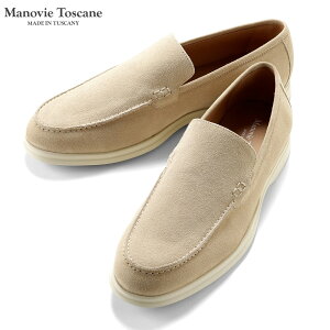 �y�󂠂�z�y�ԕi�E�����s�z �}�m���B�G�g�X�J�[�l Manovie Toscane �^ ���X�ʒ��J�[�t�X�G�[�h���J�V���X�j�[�J�[�uLORENZO STICTH�v�iLIGHT SAND�^���C�g�x�[�W�� �^ �T�C�Y42�j�^ �����Y �C�^���A