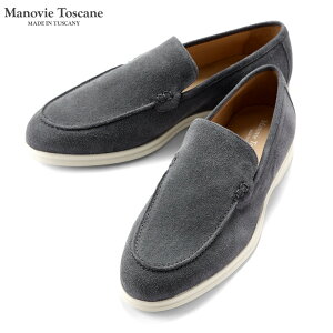 �y�󂠂�z�y�ԕi�E�����s�z �}�m���B�G�g�X�J�[�l Manovie Toscane �^ ���X�ʒ��J�[�t�X�G�[�h���J�V���X�j�[�J�[�uLORENZO STICTH�v�iGREY NAVY�^�X���[�g�O���[ �^ �T�C�Y42�j�^ �����Y �C�^���A 