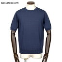 【ポイント10倍】アレッサンドロルッピ Alessandro Luppi ／ 26SS FILMARドライコットンハイゲージ半袖クルーネックニ…
