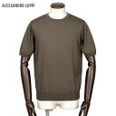 【ポイント10倍】アレッサンドロルッピ Alessandro Luppi ／ 26SS FILMARドライコットンハイゲージ半袖クルーネックニ…