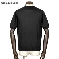 アレッサンドロルッピ Alessandro Luppi ／ 26SS FILMARドライコットンハイゲージ半袖モックネックニット…