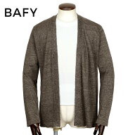 【10%OFFクーポン】バフィー BAFY ／ リネンコットン14ゲージボタンレスニットカーディガン「L2785」（ブ…
