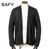 【10%OFFクーポン】バフィー BAFY ／ リネンコットン14ゲージボタンレスニットカーディガン「L2785」（ブ…