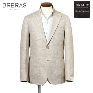 �u�����X BRERAS �^ DRAGO���l���E�[���w�����{�[��2B�W���P�b�g�uVENEZIA�v�i���C�g�x�[�W���j�y�n���K�[�֑I��OK�z�^ �t�� �����Y �C�^���A �r�W�l�X ���l���W���P�b�g �h���S WOOL��LINEN
