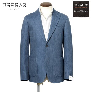 �u�����X BRERAS �^ DRAGO���l���E�[���w�����{�[��2B�W���P�b�g�uVENEZIA�v�i�u���[�l�C�r�[�j�y�n���K�[�֑I��OK�z�^ �t�� �����Y �C�^���A �r�W�l�X ���l���W���P�b�g �h���S WOOL��LINEN
