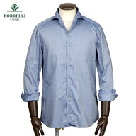 【ポイント10倍】ルイジボレッリ ルイジボレリ LUIGI BORRELLI ／ 26SS コットンピンポイントオックスイ…