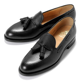 クロケット＆ジョーンズ CROCKETT＆JONES ／ 【国内正規品】 ／ 当店別注ペブルグレインレザータッセルローファー「CAVENDISH 3」（BLACK／ブラック）／ キャベンディッシュ 英国 靴 革 レザー シューズ グッドイヤー ダイナイトソール