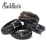 サドラーズ Saddler’s ／ 30mm幅手編みレザーメッシュベルト「G256」（4 colors）ベルト レザー 革 イタ…