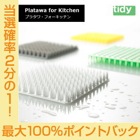 【スーパーSALE期間中限定★抽選で2人に1人最大100%ポイントバック★要エントリー】tidy ティディ Platawa for Kitchen プラタワ・フォーキッチン ブラシ ザル洗い カゴ洗い 泥落とし テラモト CL-665-502 配送年中無休