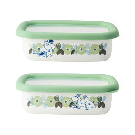 富士ホーロー 浅型角容器 フラワームーミン Flower Moomin MTH-S MTH-M MTH-L HNM